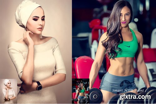 Smart HDR Paint Photoshop Action