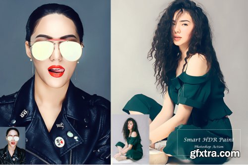 Smart HDR Paint Photoshop Action