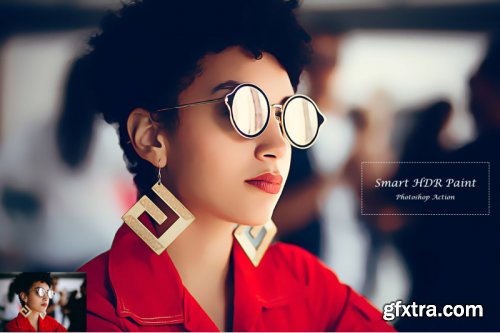 Smart HDR Paint Photoshop Action