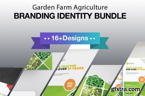 Garden Farm agriculture Identity Stationery