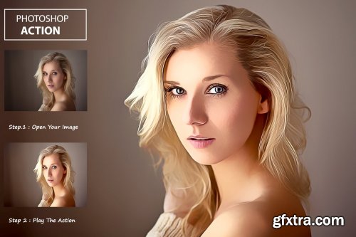 CreativeMarket - Realistic Painted - PS Action 3282823