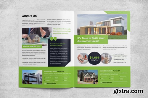 CreativeMarket - Real Estate Bifold Brochure 3902797
