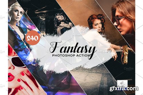 CreativeMarket - 240 Fantasy Photoshop Actions 3934596