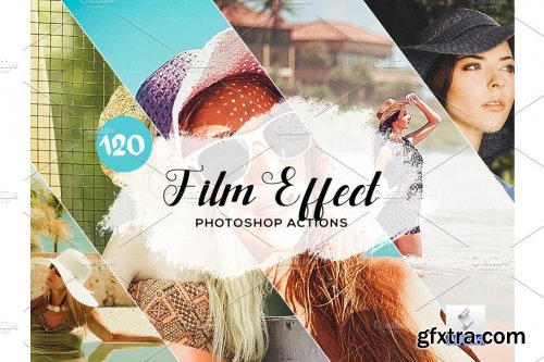 CreativeMarket - 120 Film Effect Photoshop Actions 3934679