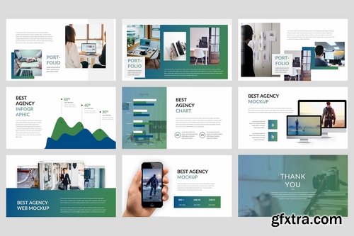 Agence - Agency Powerpoint Google Slides and Keynote Templates