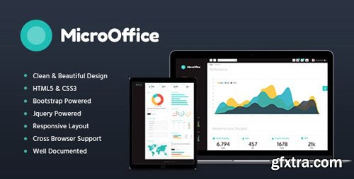 ThemeForest - Micro Office v1.2 - HTML Admin Template - 20020232