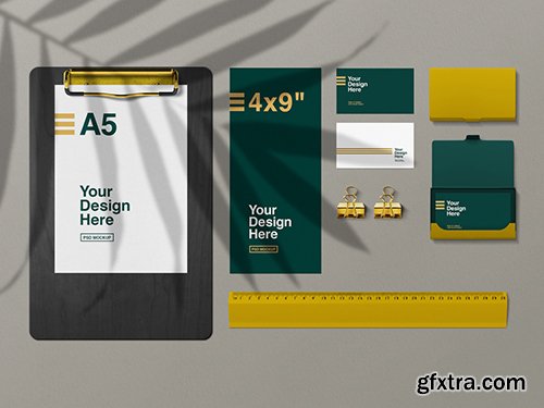 Golden Stationery Top View Mockups 247607408 Golden Stationery Top View Mockups 247607408