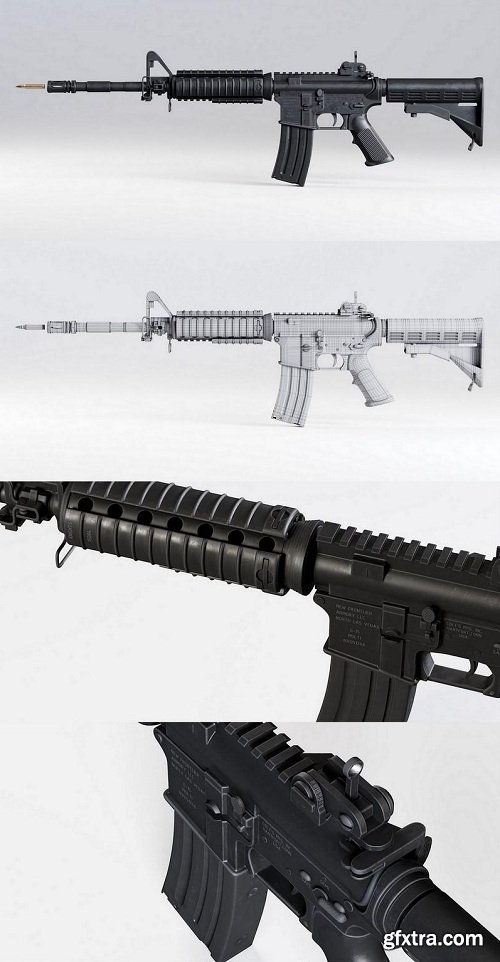M4A1 Carbine 3D Model