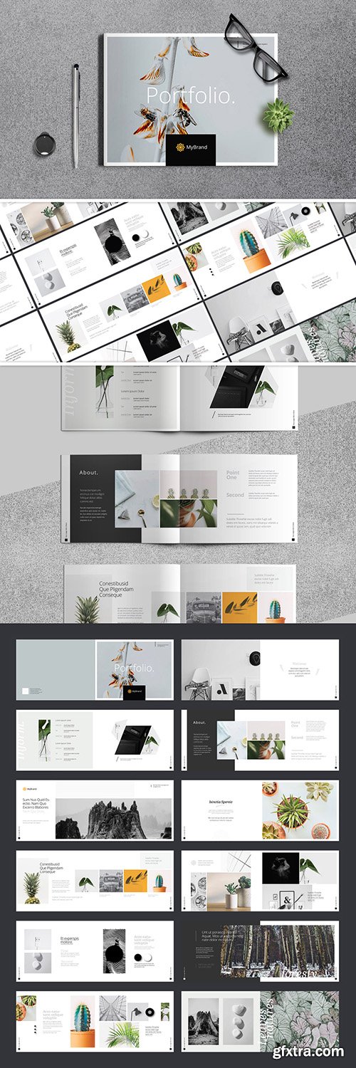 Portfolio Brochure Layout with Orange Accents 244827456 Portfolio Brochure Layout with Orange Accents 244827456