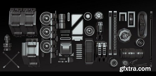 Gumroad - KitBash A-C Collection David Lesperance