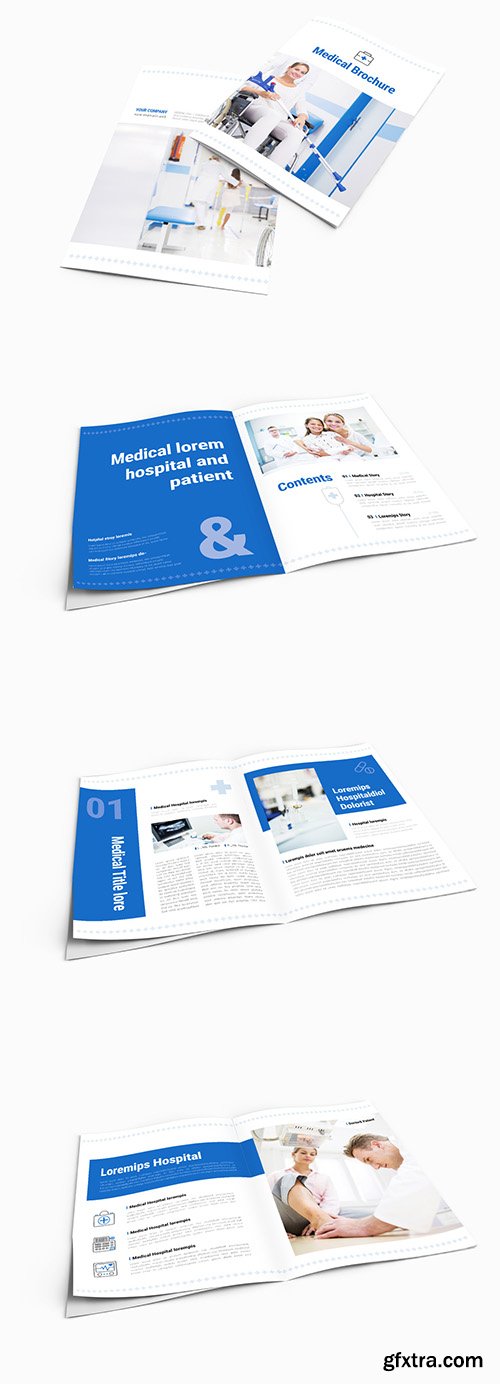 Brochure Layout with Blue Accents 242382560 Brochure Layout with Blue Accents 242382560