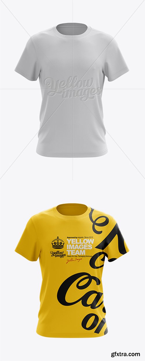 Men's T-Shirt Front View HQ Mockup 10634 Men's T-Shirt Front View HQ Mockup 10634