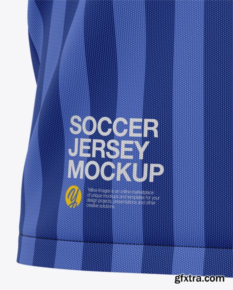 Men’s Soccer V-Neck Jersey Mockup 37366