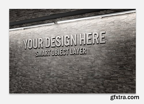 3D Words on a Wall Mockup 242687788 3D Words on a Wall Mockup 242687788