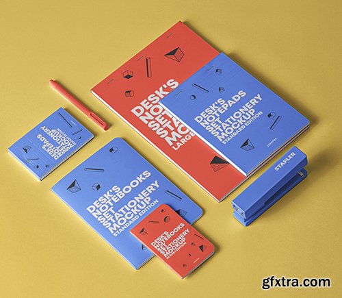 Psd Notepad Mockup Desk Set Psd Notepad Mockup Desk Set