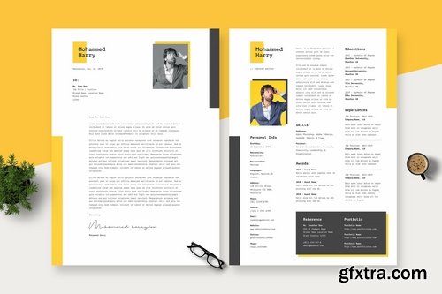 Minimal Resume CV Template 11