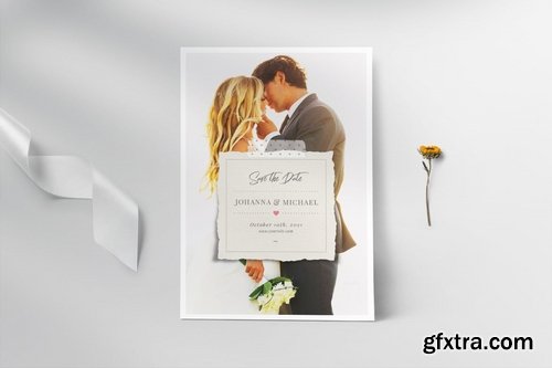 Save The Date Postcard Template