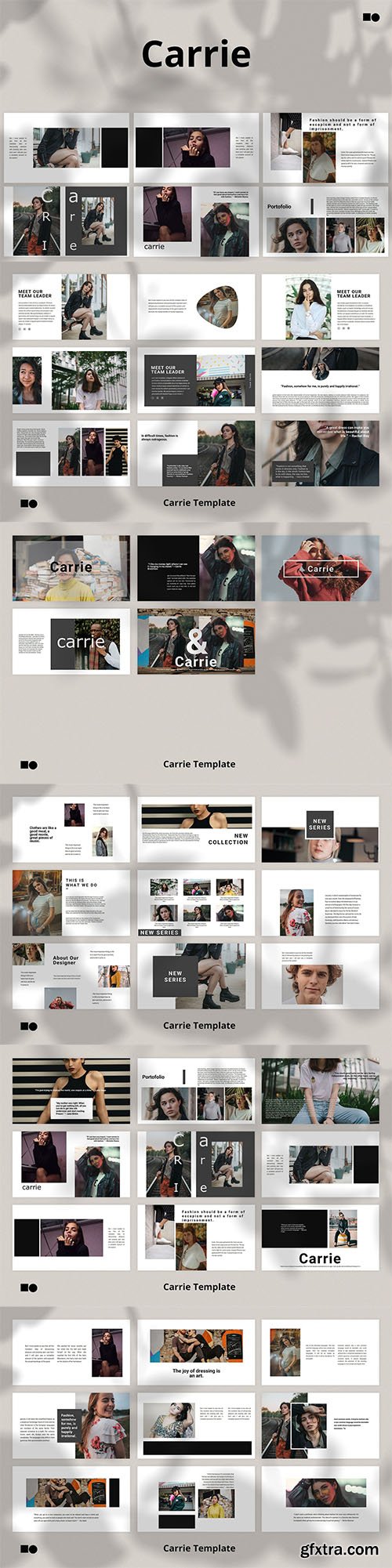 Carrie - Powerpoint, Keynote and Google Slides Templates