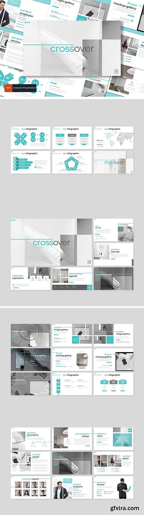Crossover - Powerpoint, Keynote and Google Slides Templates