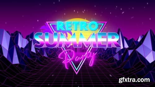 VideoHive Retro Summer Party Opener 24301945