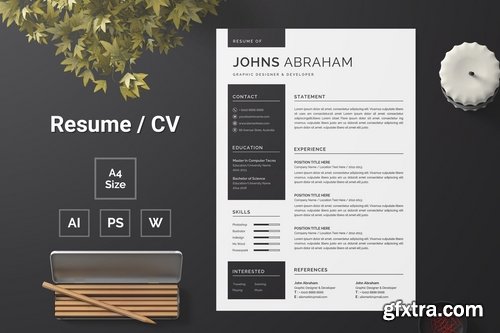 Resume Template Bundle