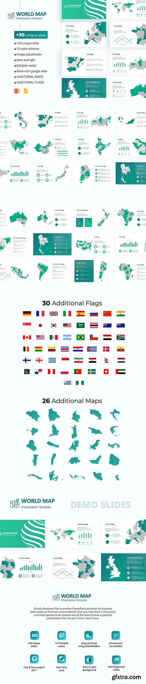 World Maps powerpoint Template World Maps powerpoint Template