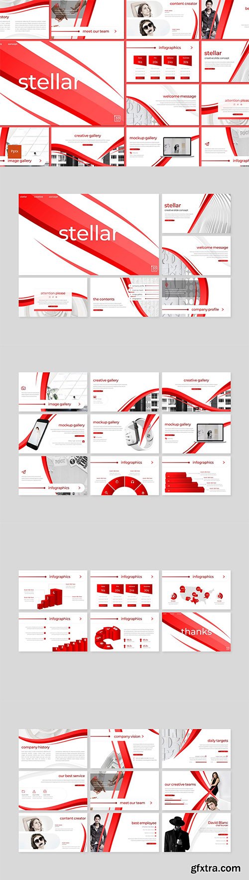 Stellar - Powerpoint, Keynote and Google Slides Templates