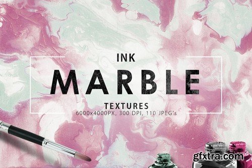 CM - Only Ink & Marble Backgrounds Bundle 2352589