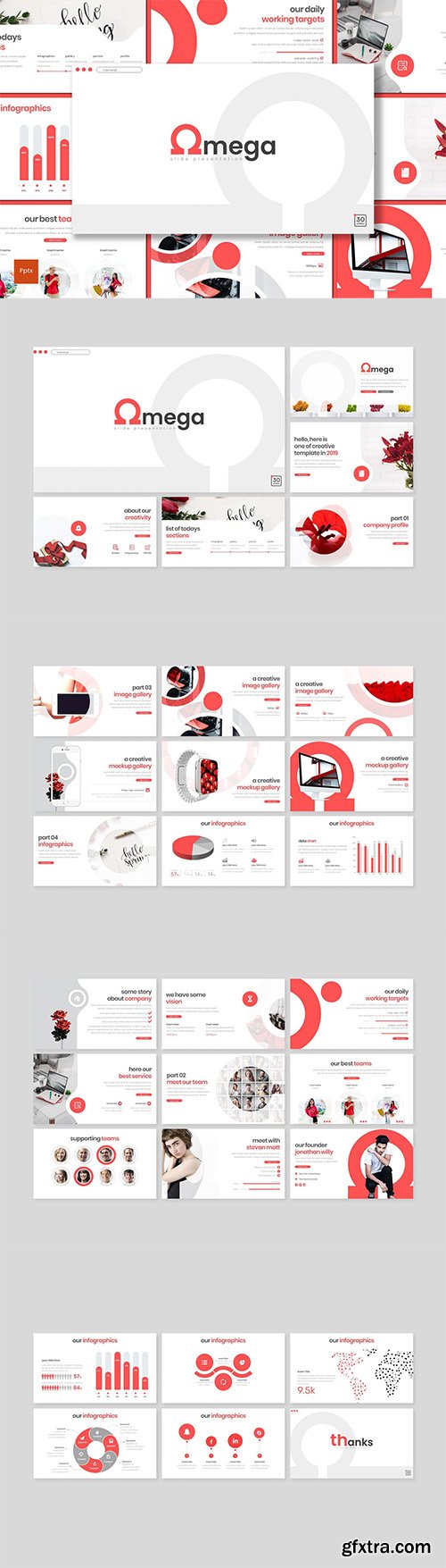 Omega - Powerpoint, Keynote and Google Slides Templates