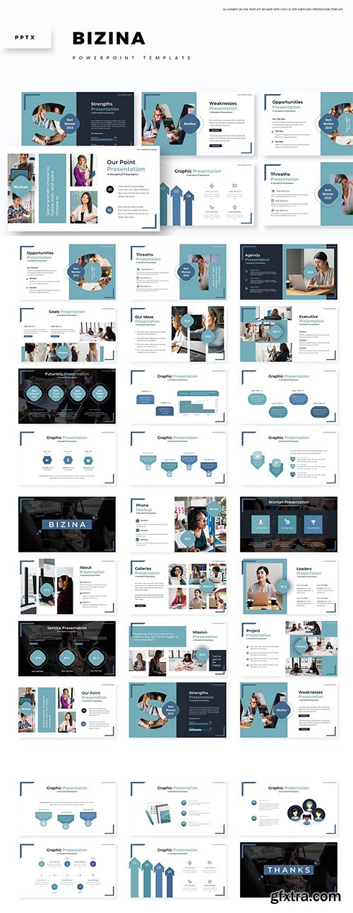 Bizina - Powerpoint, Keynote and Google Slides Templates