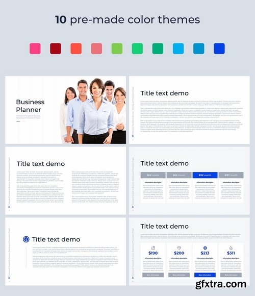 Business Planner - Powerpoint Google Slides and Keynote Templates