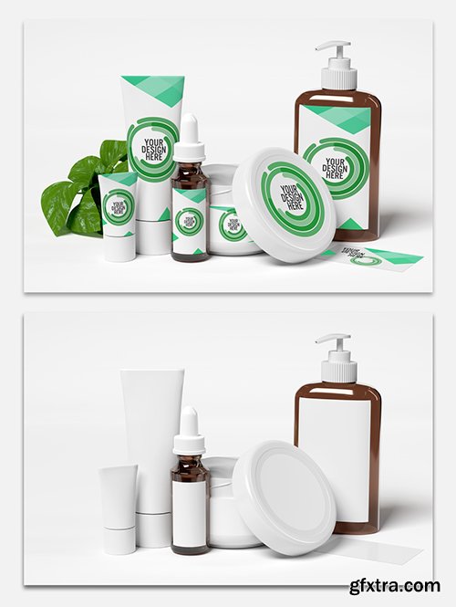 Cosmetic Containers Mockup 238962215 Cosmetic Containers Mockup 238962215
