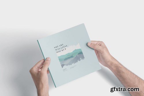 Square Magazine Mockups