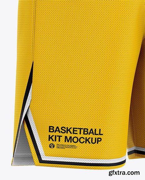 Men’s Basketball Kit Mockup - Back Half Side 47400