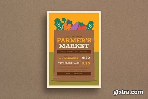 Farmer's Market Event Flyer Farmer's Market Event Flyer