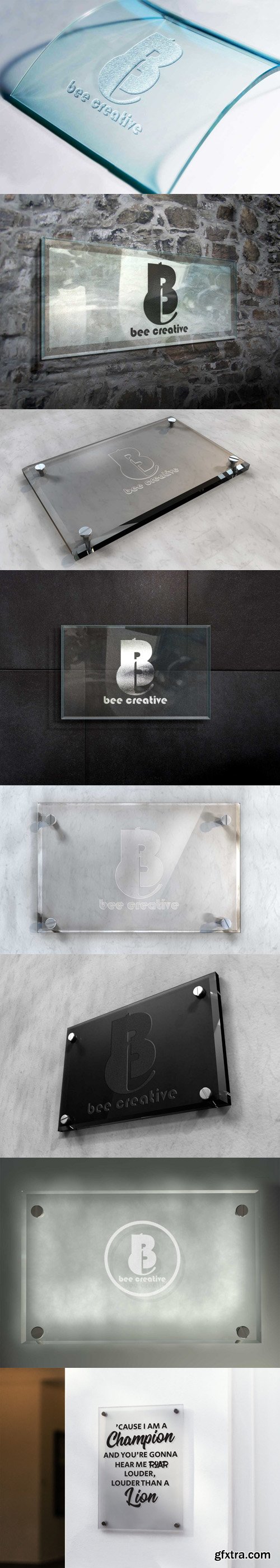 9 Realistic Glass Plate PSD Mockups Collection 9 Realistic Glass Plate PSD Mockups Collection