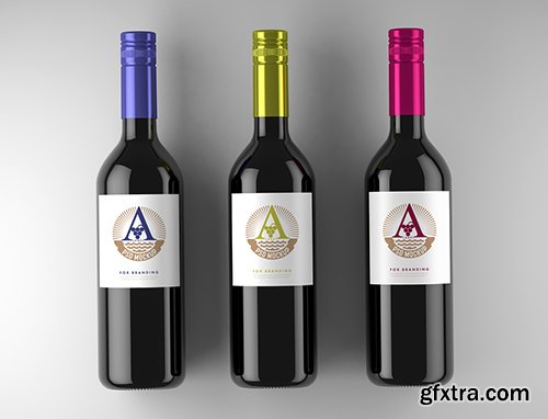 3 Wine Bottle Labels Mockup 225912626 3 Wine Bottle Labels Mockup 225912626