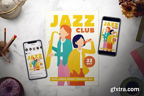 Jazz Flyer Set