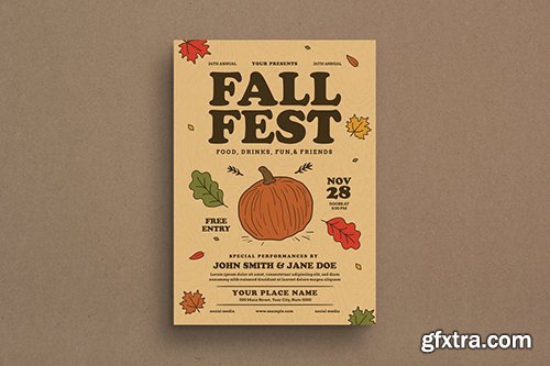 Fall Festival Event Flyer Fall Festival Event Flyer