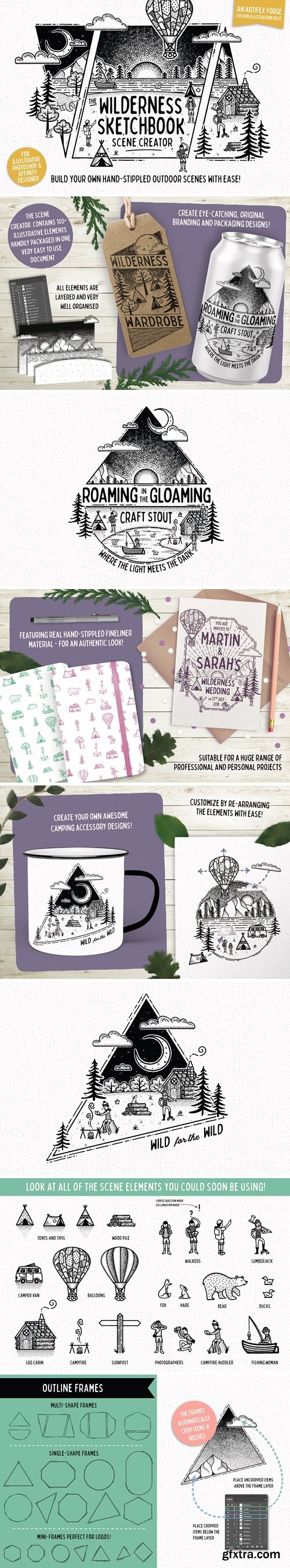 CM - Wilderness Sketchbook Scene Creator 3082999 CM - Wilderness Sketchbook Scene Creator 3082999