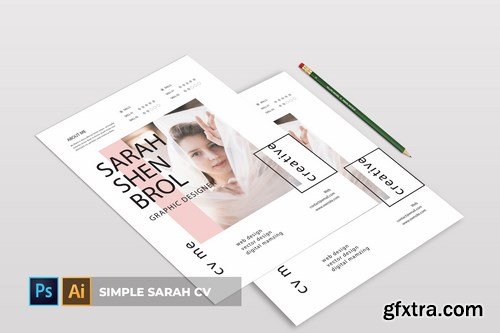 Simple Sarah CV & Resume