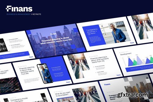 Finans Business & Management - Powerpoint Google Slides and Keynote Templates