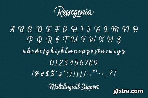 Rossegenia - Cursive Script Font
