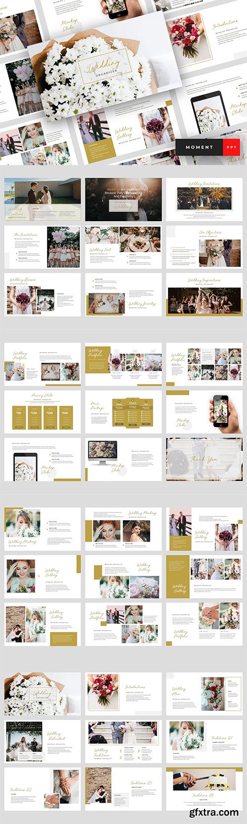 Moment - Wedding Powerpoint, Keynote and Google Slides Templates