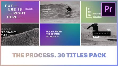 Udemy - The Process / Titles Pack for Premiere Pro