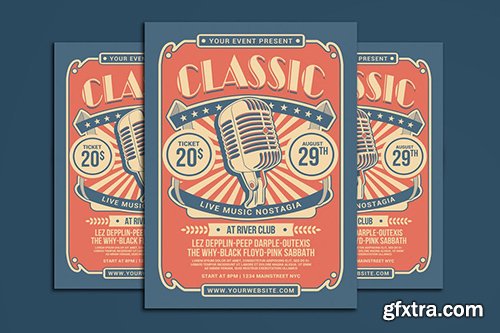 Classic Music Show Flyer Classic Music Show Flyer