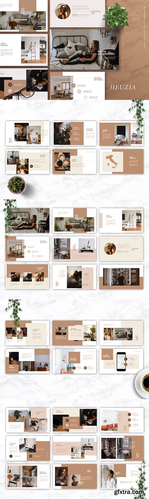 HEUZIA - Creative Powerpoint, Keynote and Google Slides Templates