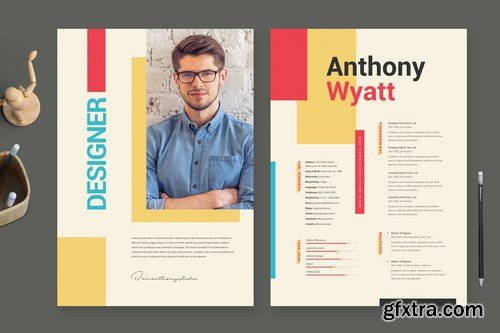 Creative Resume CV Template 33