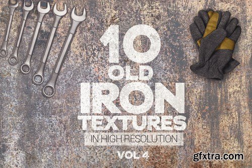 Old Iron Textures x10 vol4