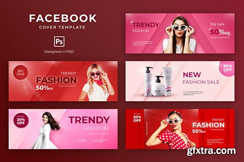 Beauty Fashion Facebook Cover Template